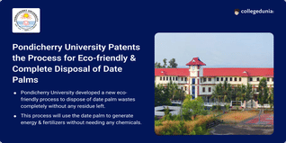 Pondicherry University Obtains New Patent on Eco-friendly Date Palm Waste Disposal Process